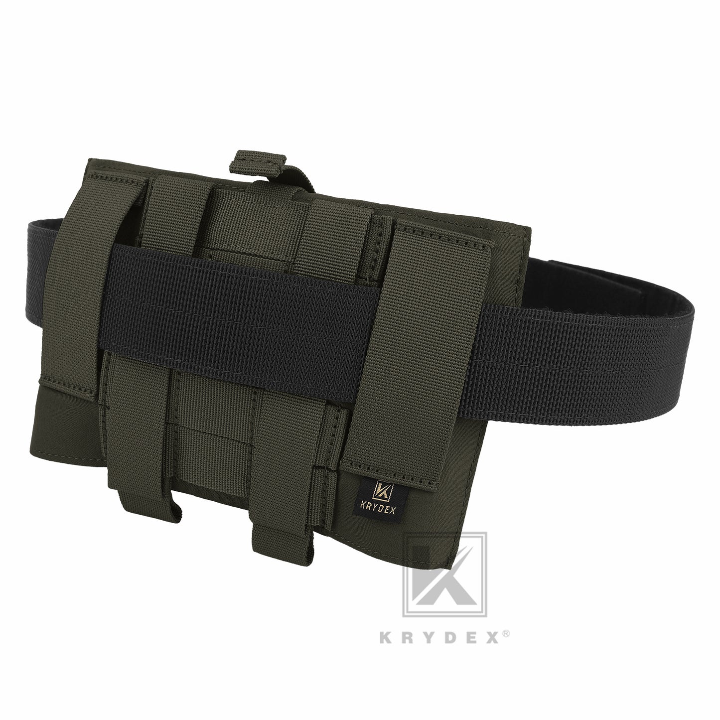 KRYDEX Tactical Stretch Small Blow Out Medical Pouch MOLLE & Belt Quick Release Medic Bag