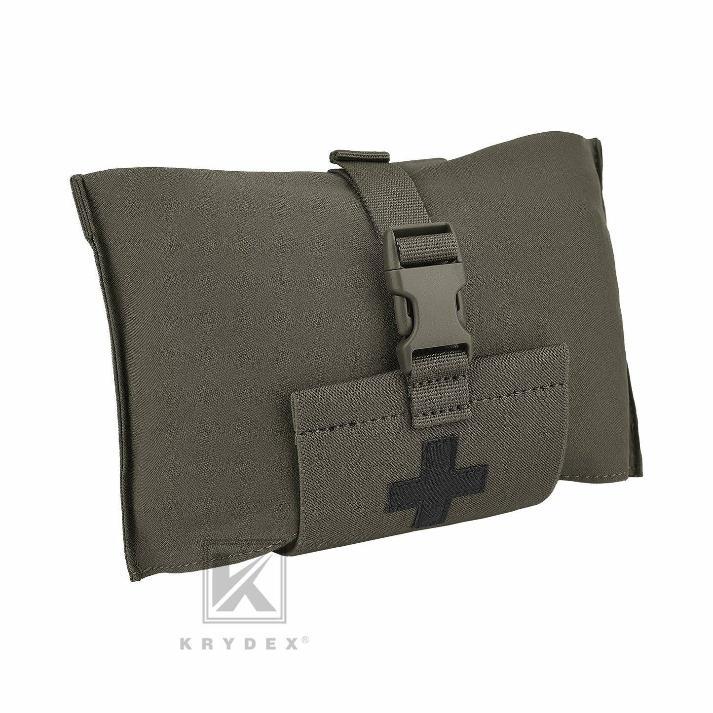 KRYDEX Tactical Stretch Small Blow Out Medical Pouch MOLLE & Belt Quick Release Medic Bag