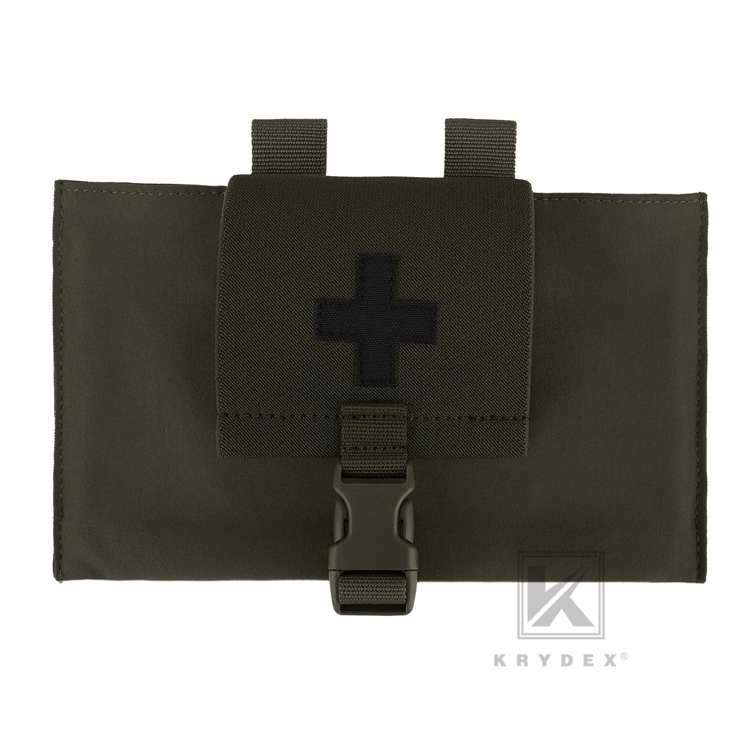 KRYDEX Tactical Stretch Small Blow Out Medical Pouch MOLLE & Belt Quick Release Medic Bag