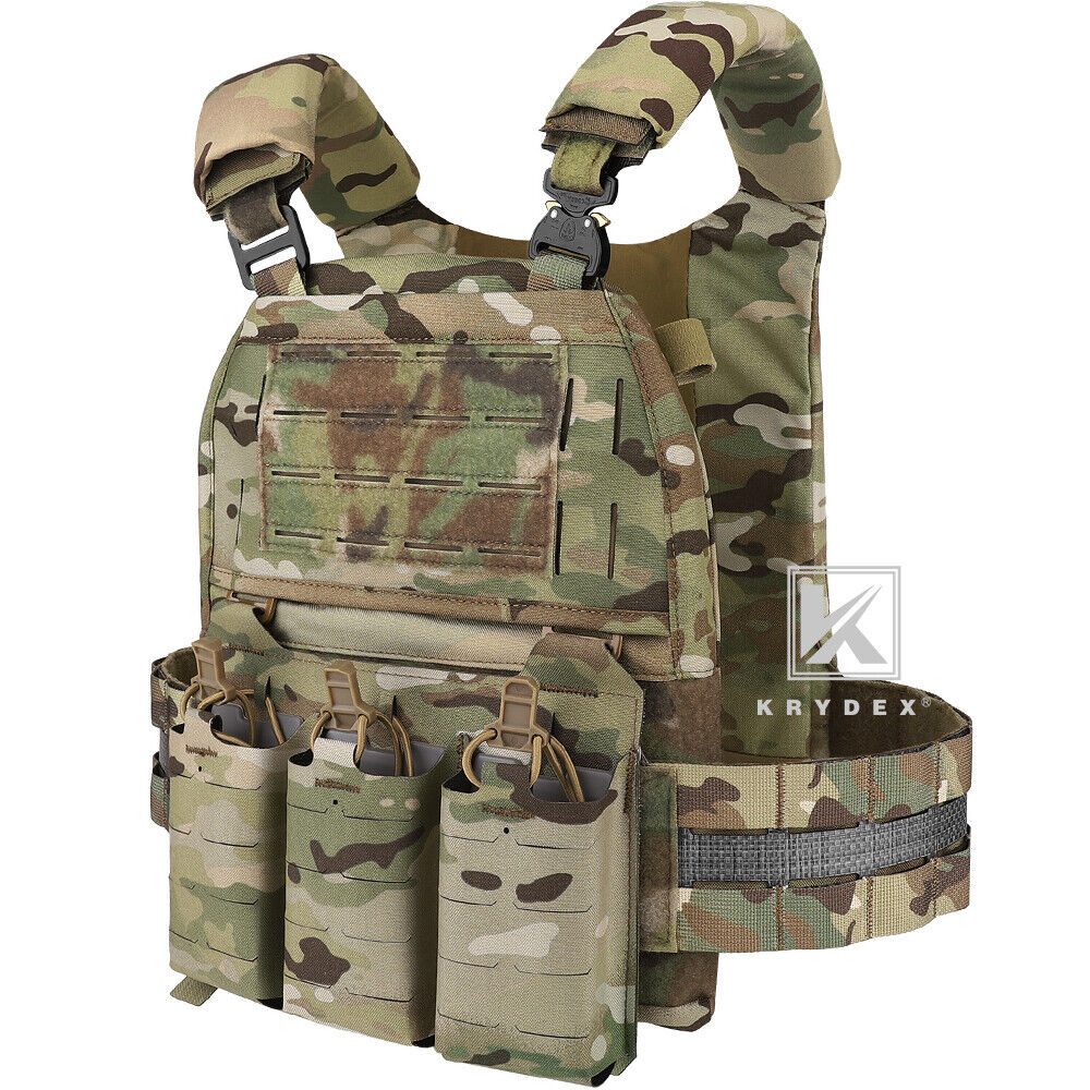 KRYDEX FCPC V5 Plate Carrier with Tegris Assault Cummerbund and KTAR Front Flap