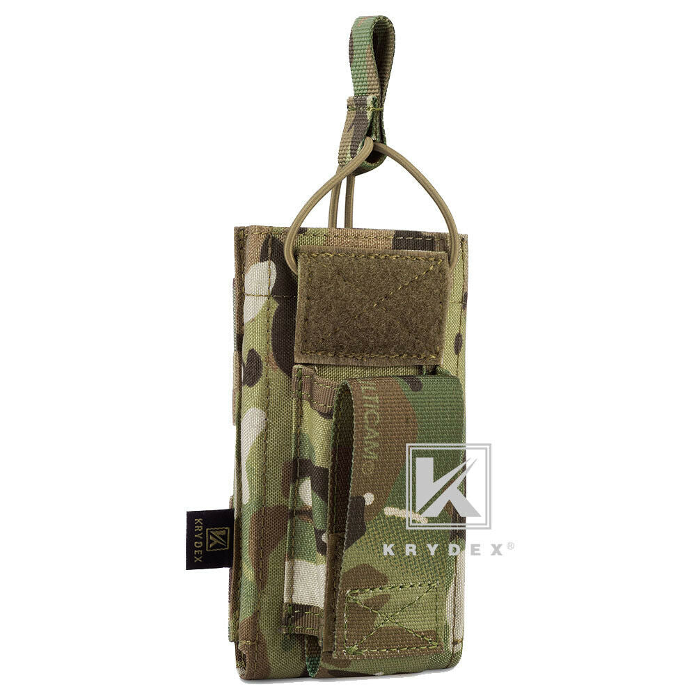 KRYDEX Single Open Top 5.56 M4 M16 AR15 & Pistol Magazine Pouch