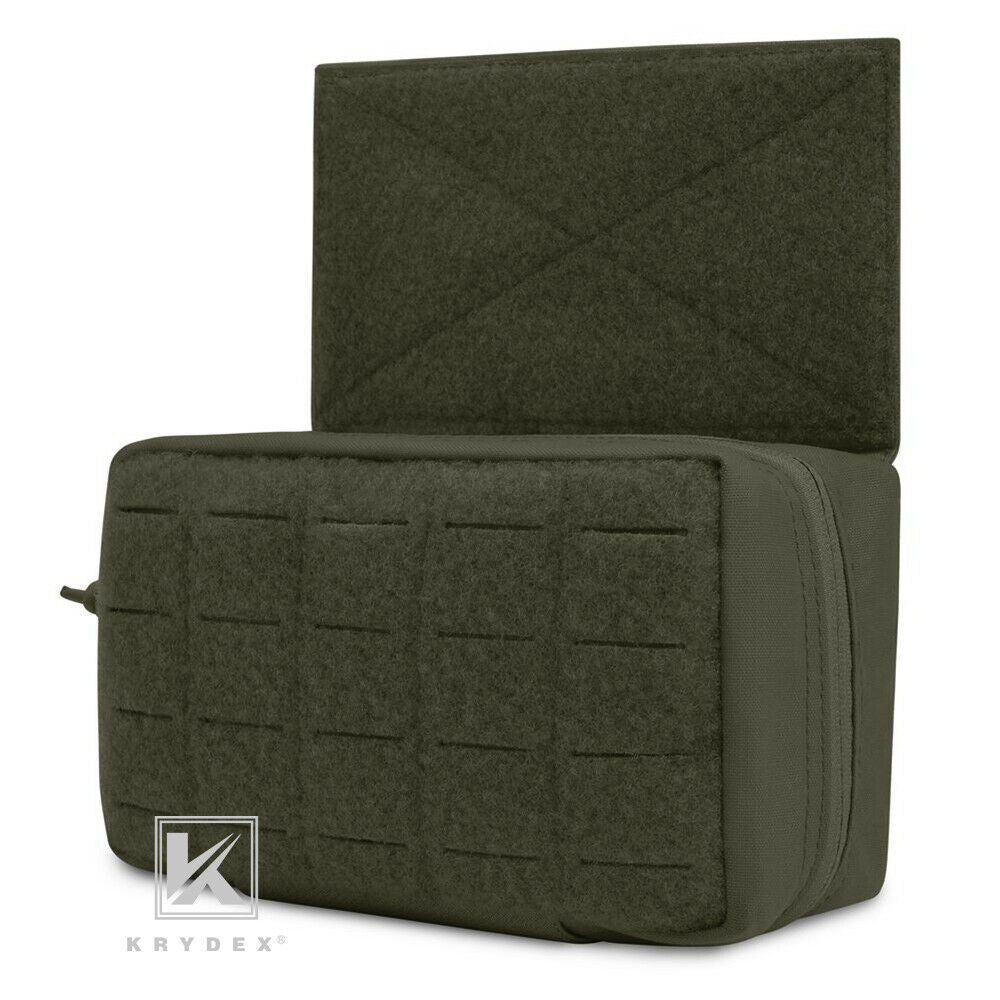 KRYDEX Multi Mission Hanger Pouch Dangler Pouch Expansion Fanny Pack Storage Tool Organizer Bag With Insert for Armor Plate Carrier Vest