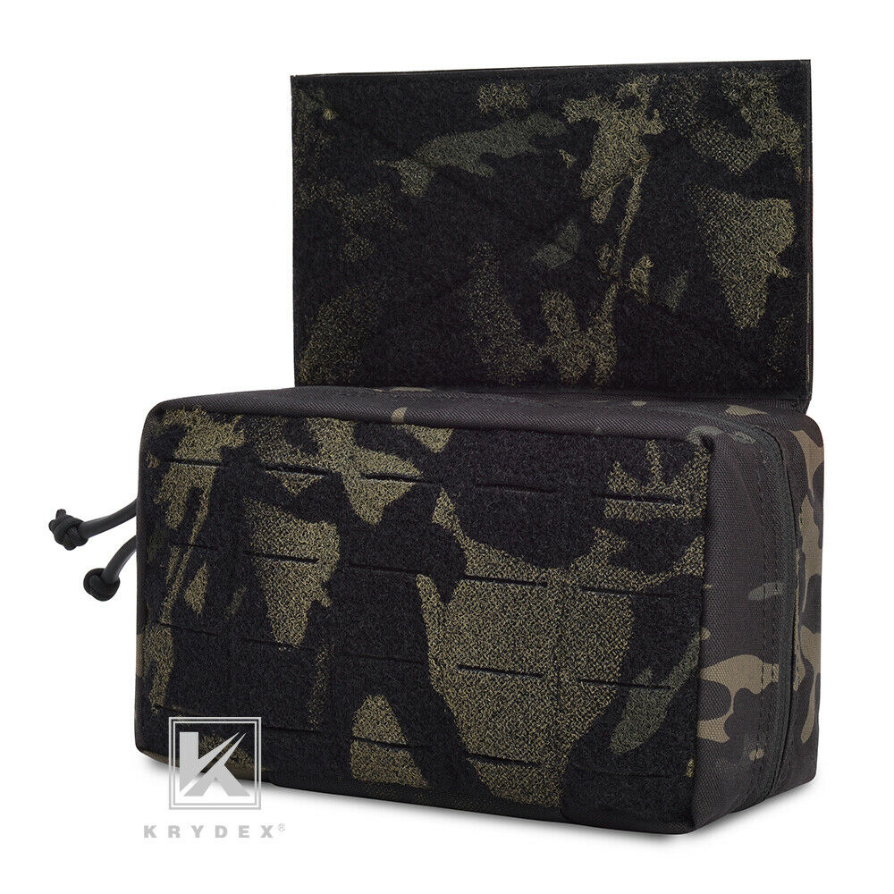 KRYDEX Multi Mission Hanger Pouch Dangler Pouch Expansion Fanny Pack Storage Tool Organizer Bag With Insert for Armor Plate Carrier Vest
