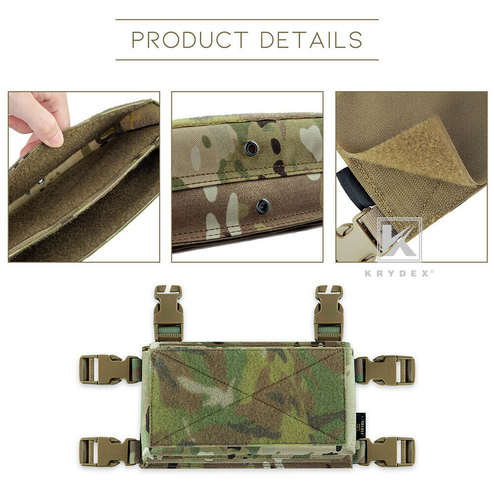 KRYDEX MK3 MK4 Micro Fight Chassis Placard For Chest Rig Carrier