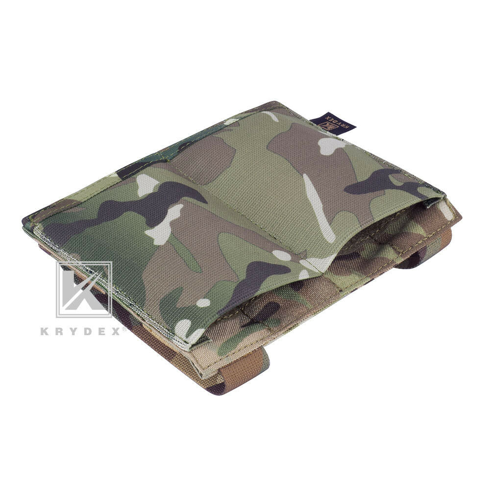 KRYDEX Fast Draw Tactical Molle Elastic Double 5.56 .223 M4 M16 AR Rifle Magazine Pouch Mag Carrier Holster Multiuse Pouch