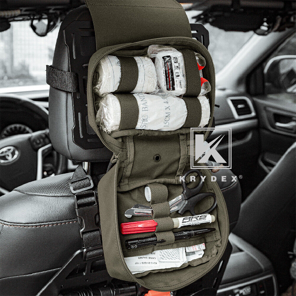 KRYDEX Rip Away IFAK Pouch Medic EMT First Aid Trauma Kit Bag BELT / MOLLE