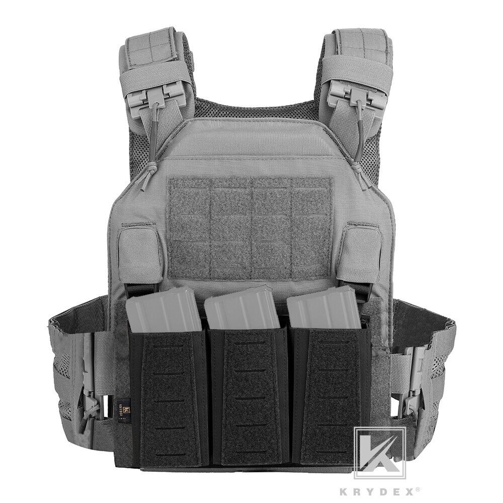 Krydex Tactical Triple Placard .223 5.56 Mag Pouch Retention Insert Holder Chest Rig Plate Carrier
