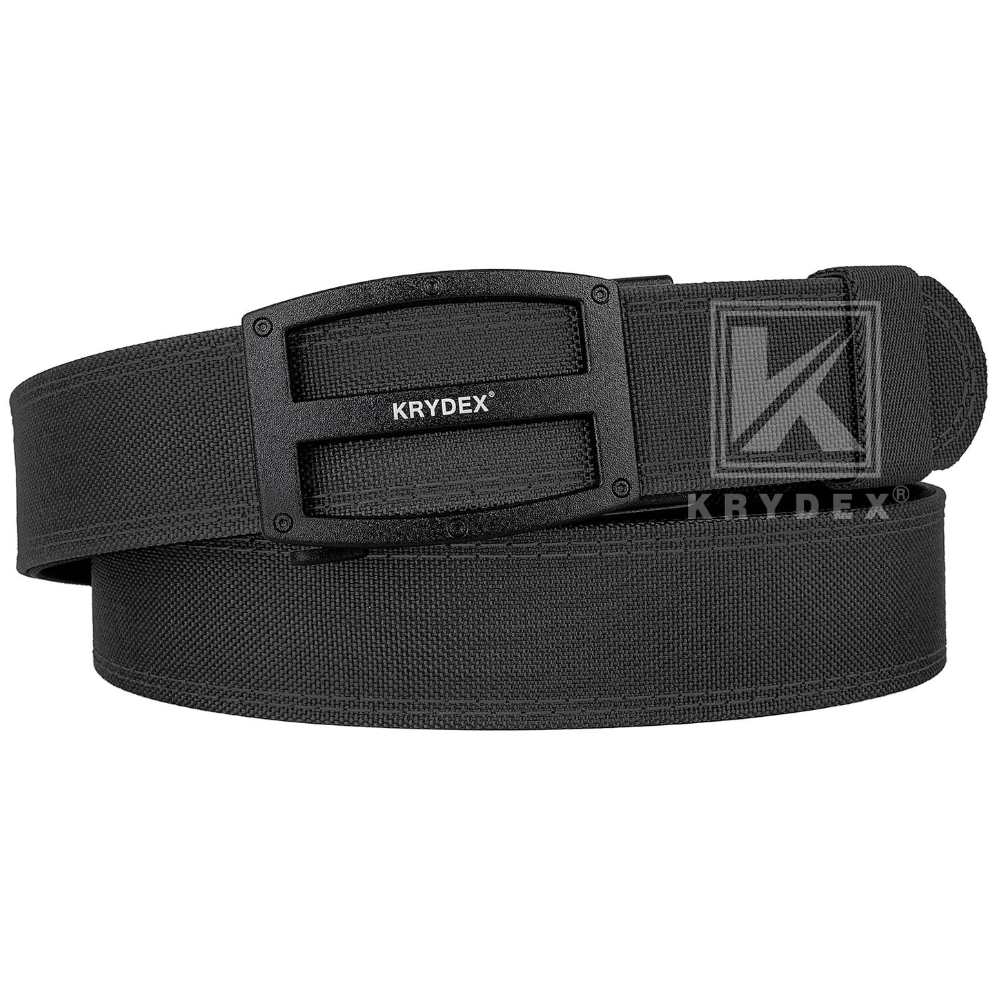 Krydex Tactical 1.5" Heavy Duty EDC Gun Belt Rigid Nylon Easy-on Adjustable Belt for Men