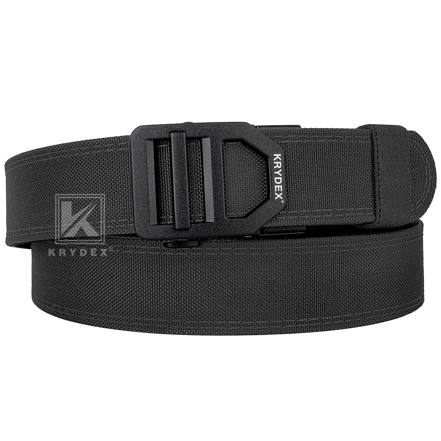 Krydex Tactical Belt 1.5" Heavy Duty EDC Gun Belt Rigid Nylon CCW Belt Quick Release