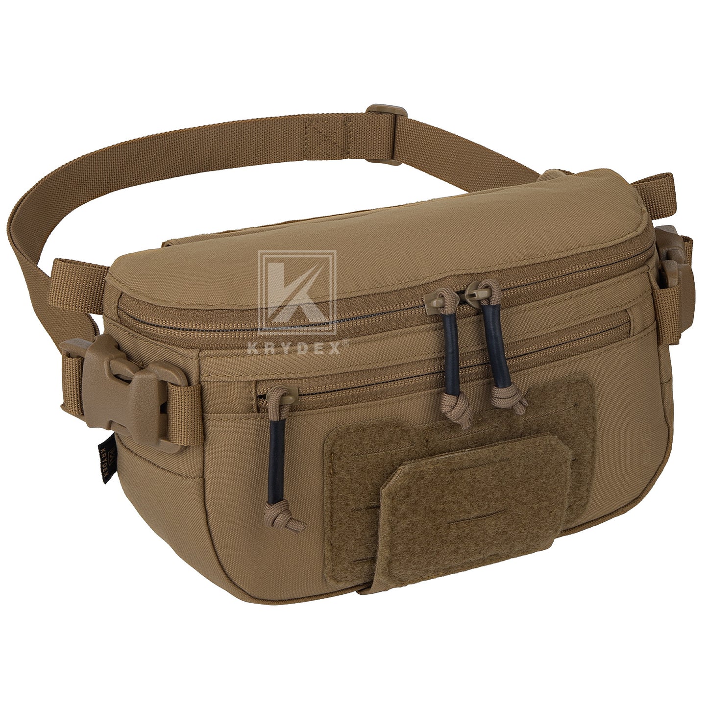 Krydex Tactical Hanger Pouch 3-in-1 Convertible Dangler Carrier Drop Pouch Multi-Function Sling Bag/Waist Fanny Pack/Lower Abdominal Pouch for Plate Carrier