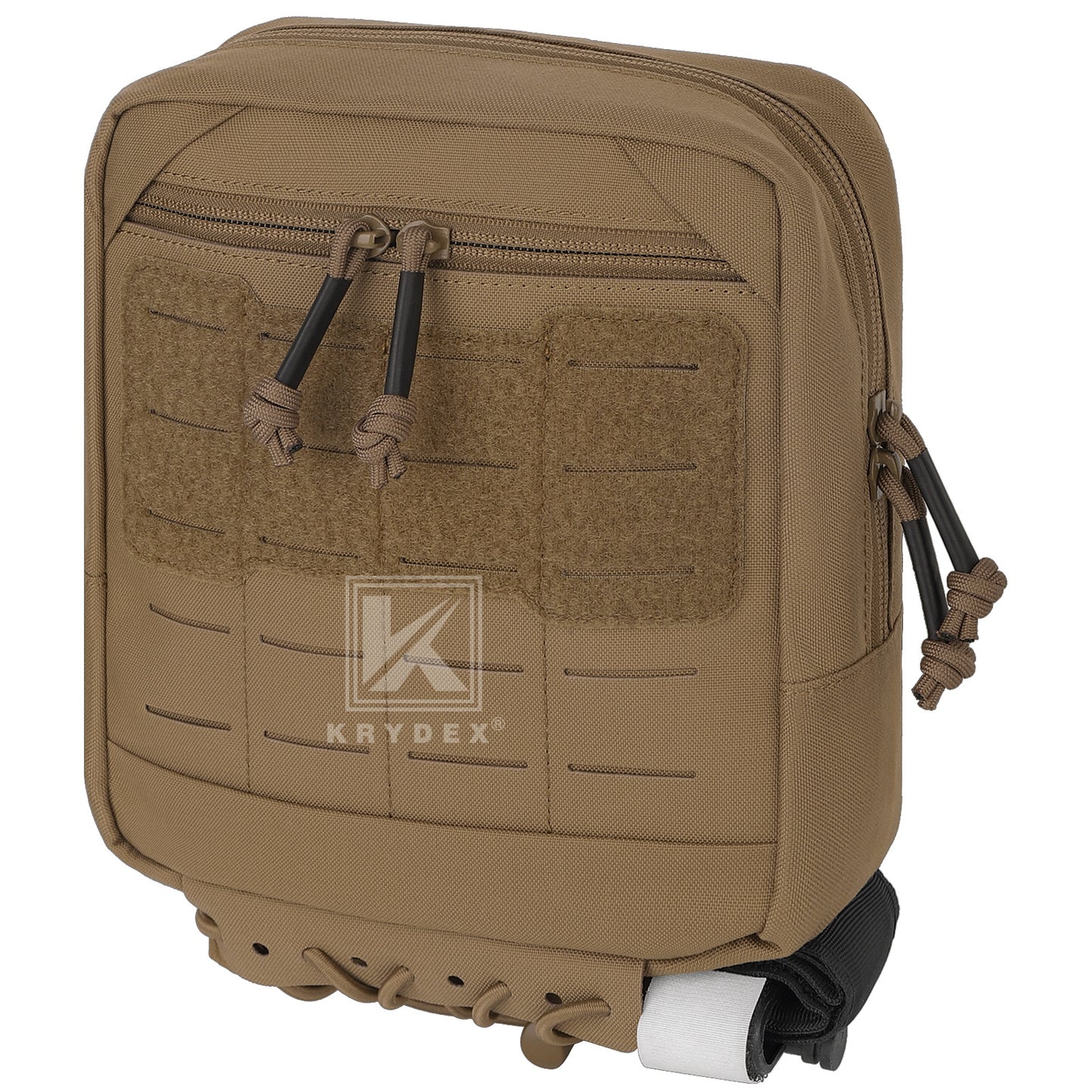 Krydex Tactical 8x7 Admin Pouch MOLLE Low Profile Modular Medic Pouch Tourniquet Holder