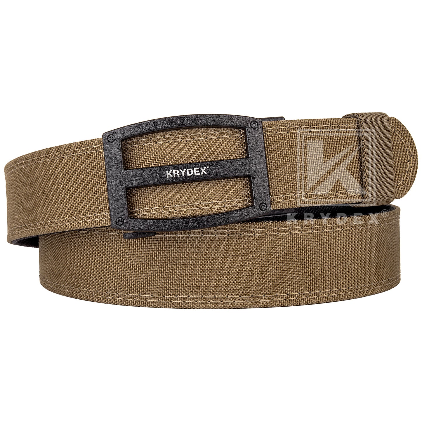 Krydex Tactical 1.5" Heavy Duty EDC Gun Belt Rigid Nylon Easy-on Adjustable Belt for Men