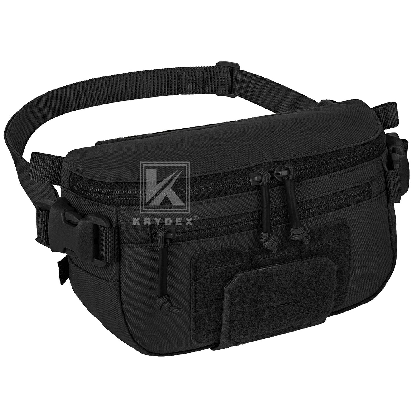 Krydex Tactical Hanger Pouch 3-in-1 Convertible Dangler Carrier Drop Pouch Multi-Function Sling Bag/Waist Fanny Pack/Lower Abdominal Pouch for Plate Carrier