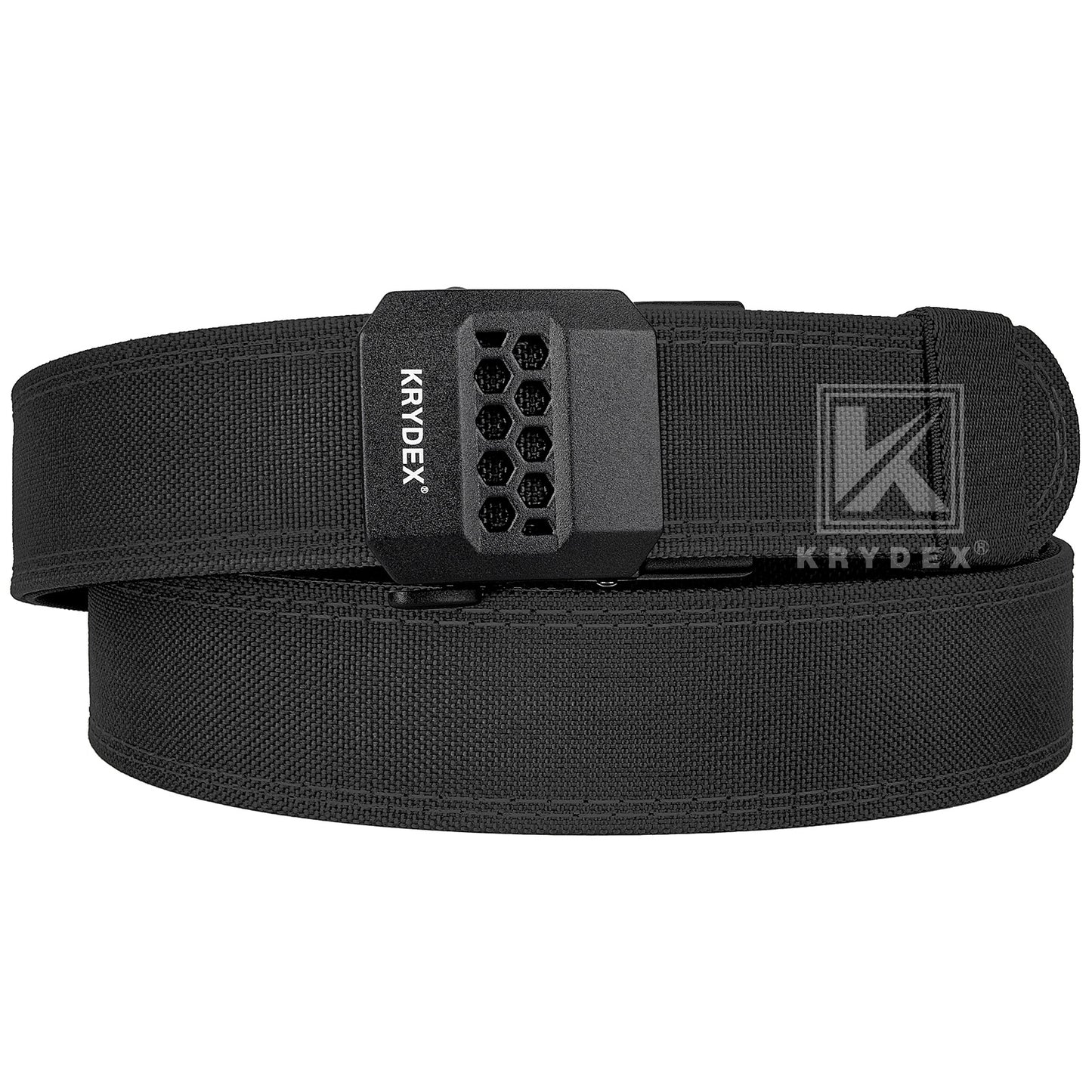 Krydex Tactical Belt 1.5" Heavy Duty EDC Gun Belt Rigid Nylon CCW Belt Quick Release No Sag Belt