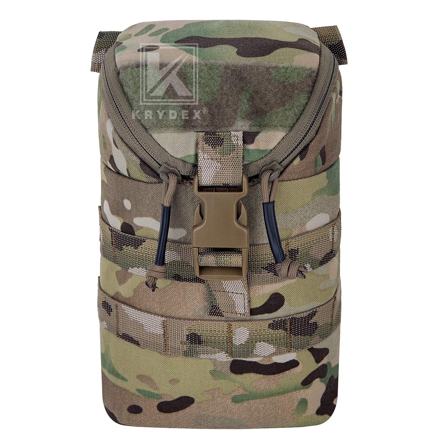 Krydex Tactical Zip Rip GP Pouch Vertical Utility Molle Medical Pouch Quick Access Side Pocket