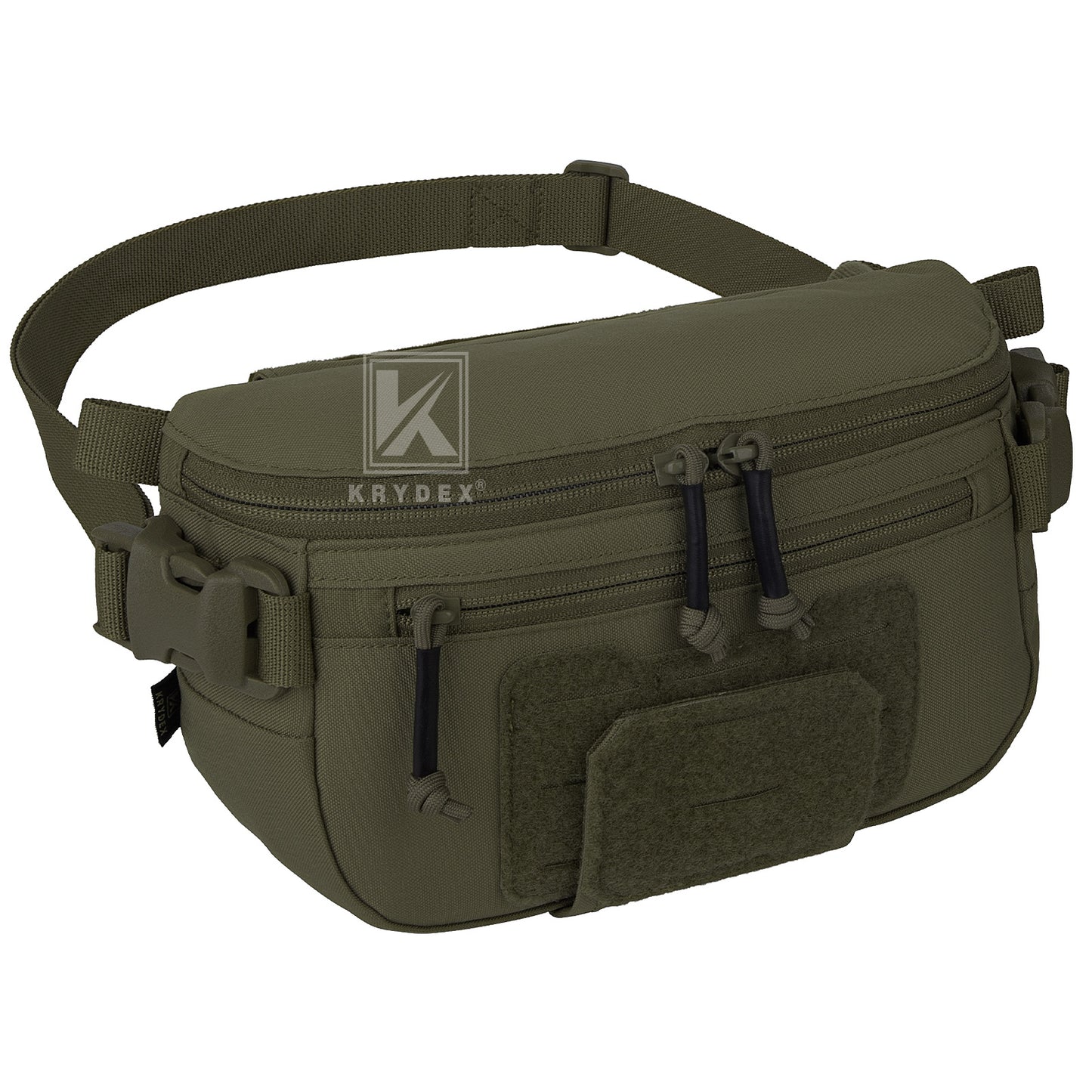 Krydex Tactical Hanger Pouch 3-in-1 Convertible Dangler Carrier Drop Pouch Multi-Function Sling Bag/Waist Fanny Pack/Lower Abdominal Pouch for Plate Carrier