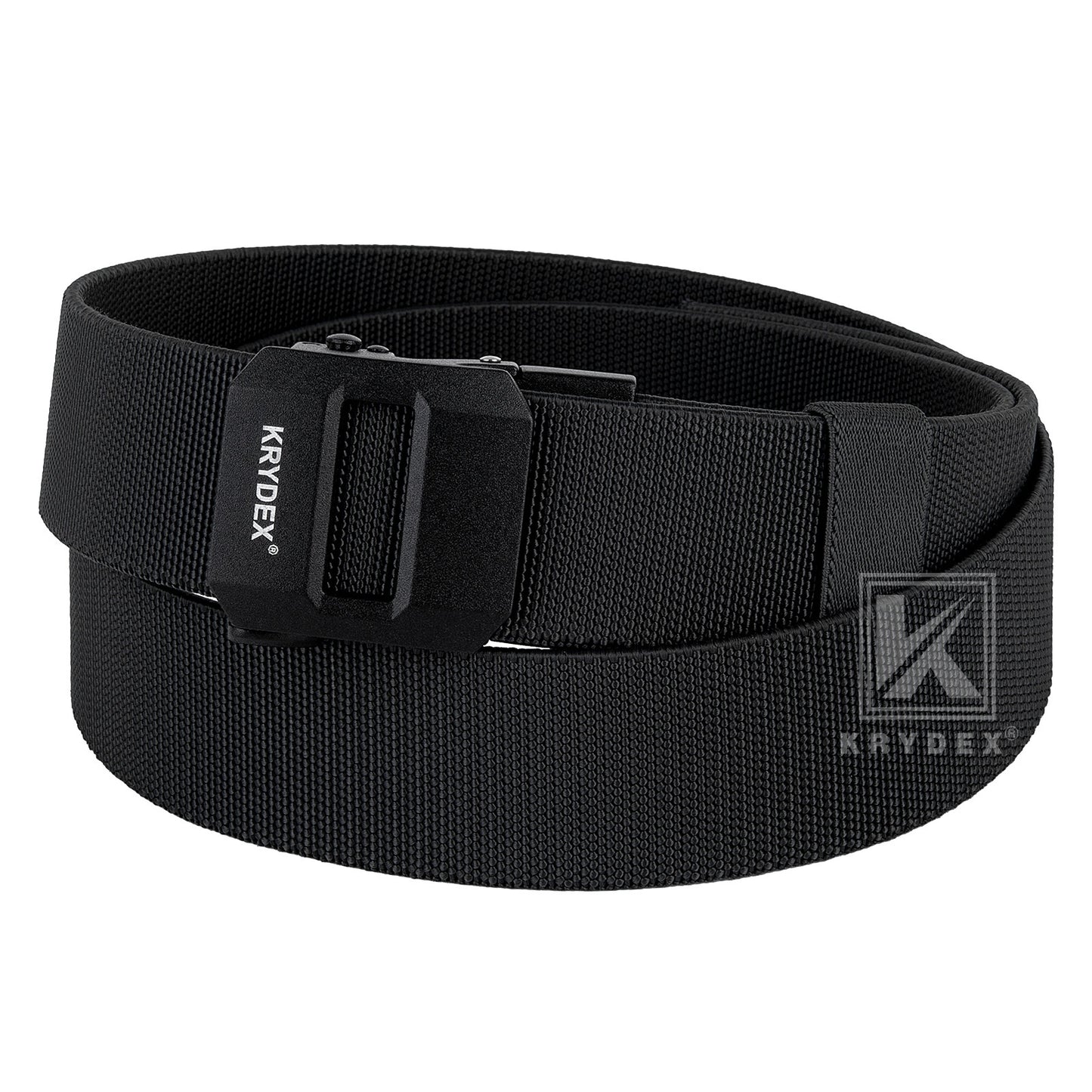 Krydex 1.5" Tactical Belt No Hole Auto-Locking Duty Work Belt Nylon Stretch EDC Belt