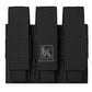 Krydex Tactical 9mm Triple Mag Pouch Modular Single / Double Stack Pistol Magzine Holder MOLLE Compatible
