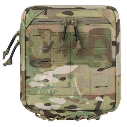 Krydex Tactical 8x7 Admin Pouch MOLLE Low Profile Modular Medic Pouch Tourniquet Holder