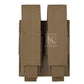 Krydex Tactical 9mm Double Mag Pouch Modular Single / Double Stack Pistol Magzine Holder MOLLE Compatible