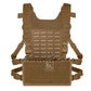 Krydex Tactical Chest Rig Shoulder Strap with Back MOLLE Panel Add-on Loading System