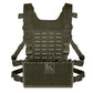 Krydex Tactical Chest Rig Shoulder Strap with Back MOLLE Panel Add-on Loading System
