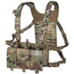 Krydex Tactical Chest Rig Shoulder Strap with Back MOLLE Panel Add-on Loading System