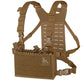 Krydex Tactical Chest Rig Shoulder Strap with Back MOLLE Panel Add-on Loading System