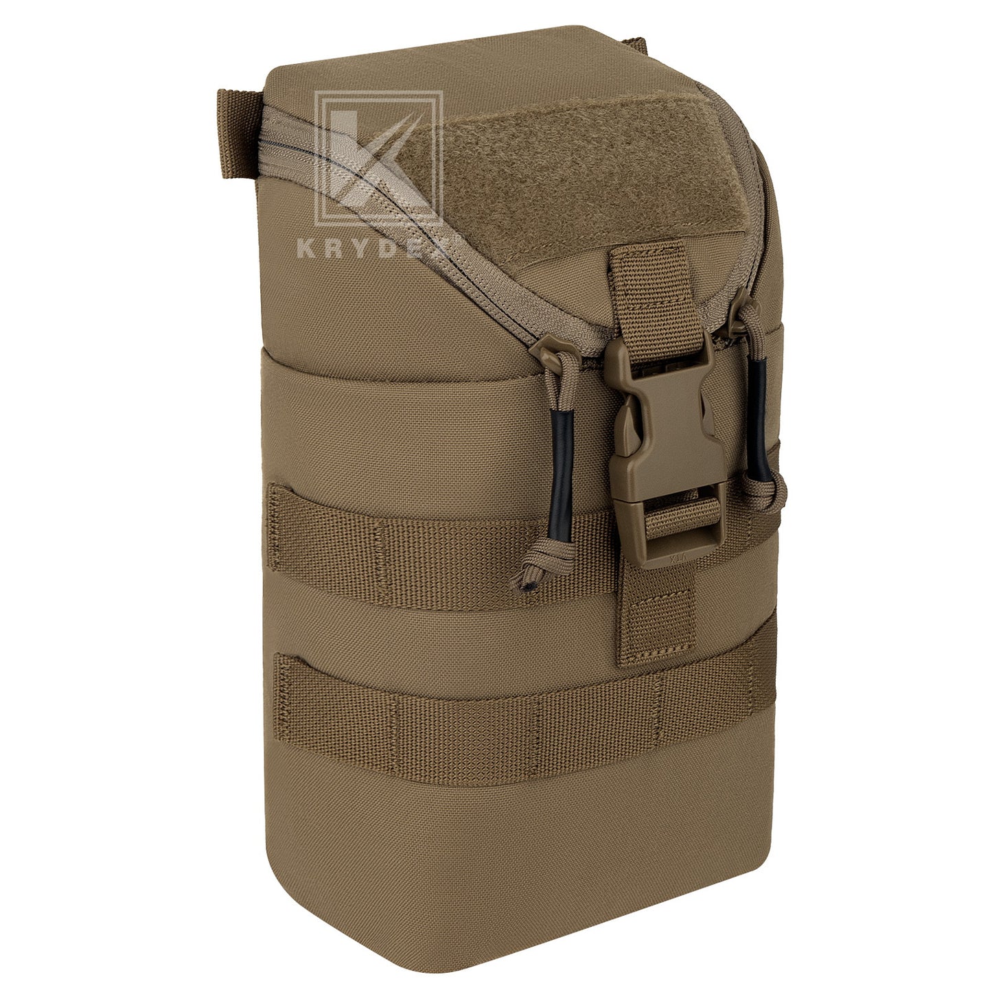 Krydex Tactical Zip Rip GP Pouch Vertical Utility Molle Medical Pouch Quick Access Side Pocket