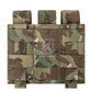 Krydex Tactical 9mm Triple Mag Pouch Modular Single / Double Stack Pistol Magzine Holder MOLLE Compatible