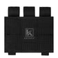 Krydex Tactical 9mm Triple Mag Pouch Modular Single / Double Stack Pistol Magzine Holder MOLLE Compatible