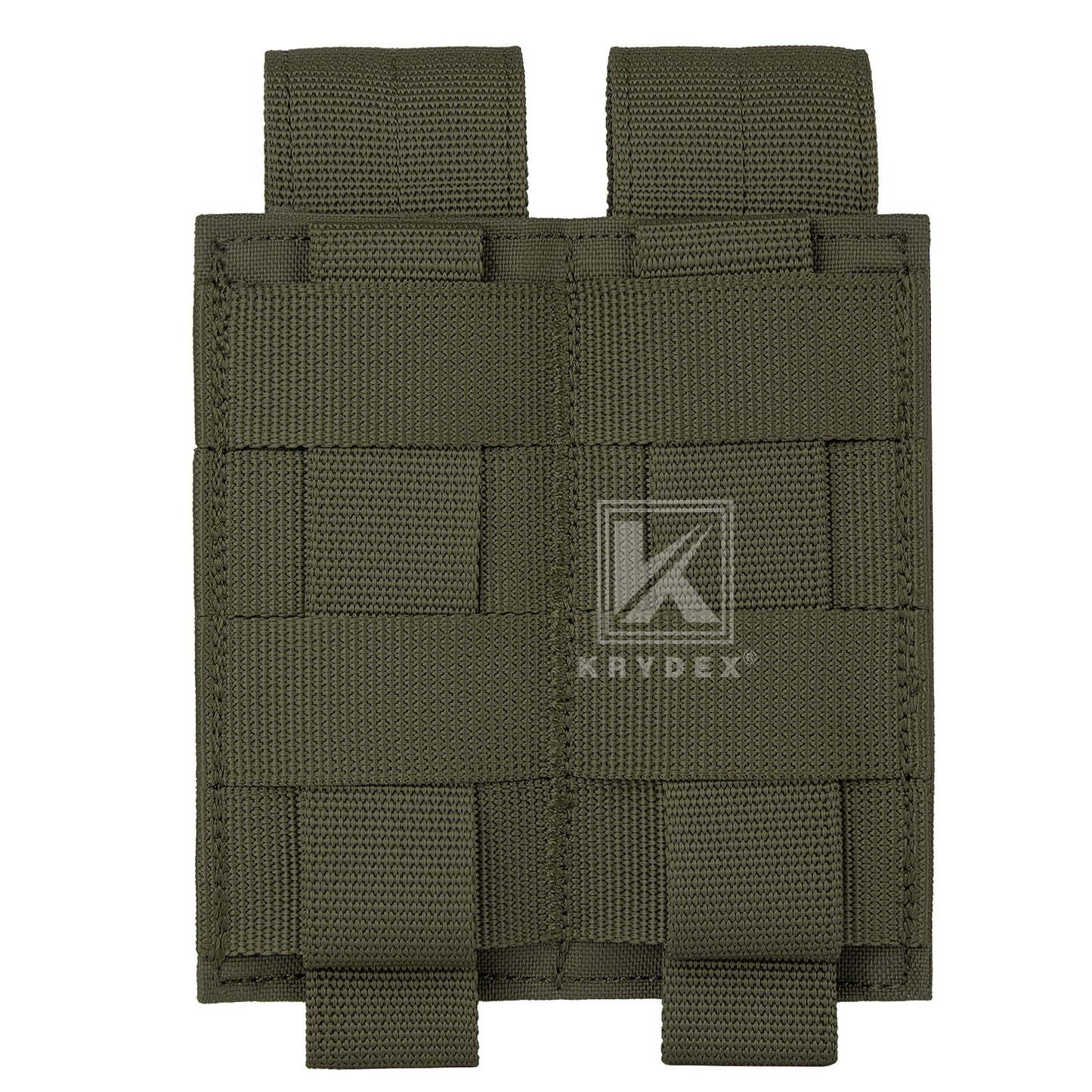 Krydex Tactical 9mm Double Mag Pouch Modular Single / Double Stack Pistol Magzine Holder MOLLE Compatible