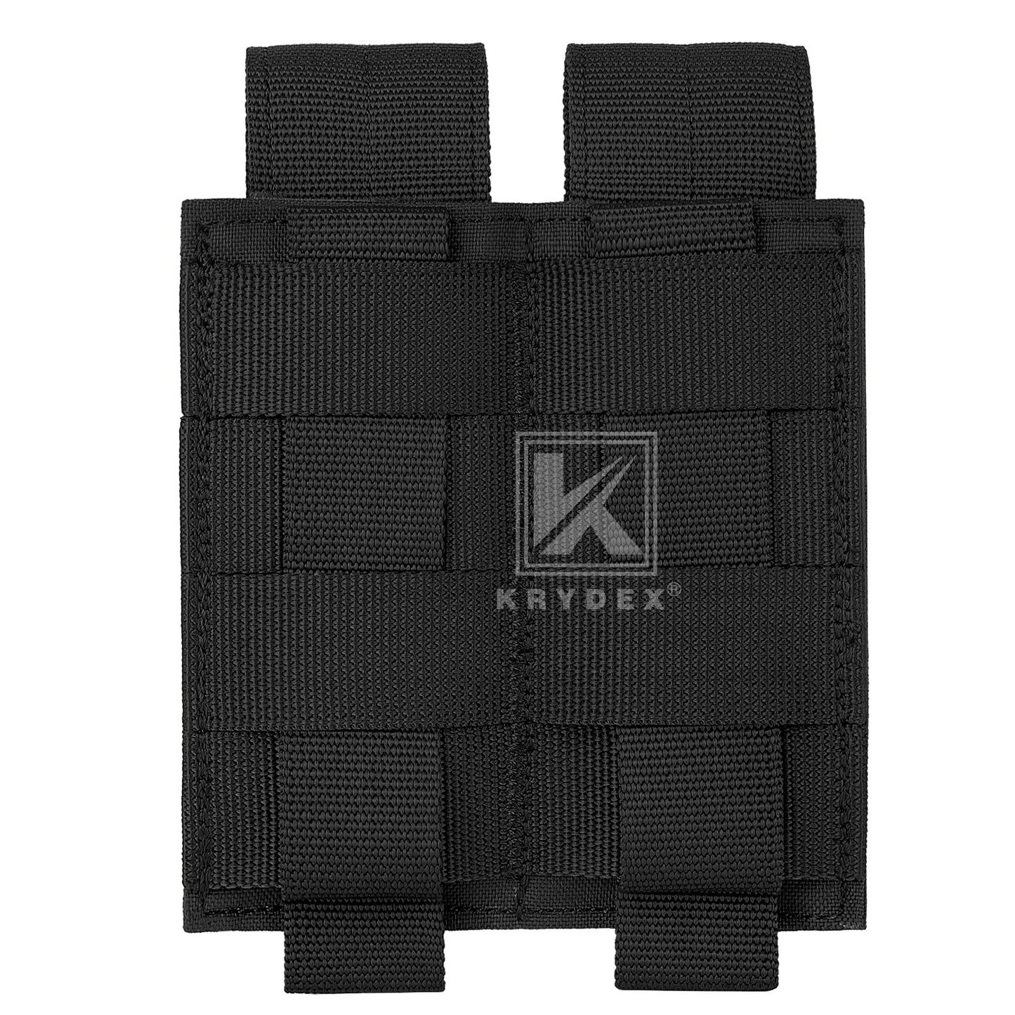 Krydex Tactical 9mm Double Mag Pouch Modular Single / Double Stack Pistol Magzine Holder MOLLE Compatible