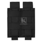 Krydex Tactical 9mm Double Mag Pouch Modular Single / Double Stack Pistol Magzine Holder MOLLE Compatible