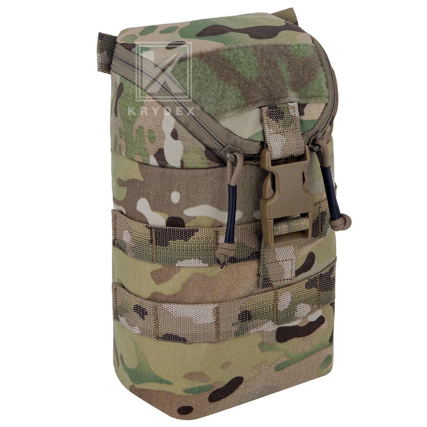 Krydex Tactical Zip Rip GP Pouch Vertical Utility Molle Medical Pouch Quick Access Side Pocket