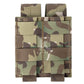 Krydex Tactical 9mm Double Mag Pouch Modular Single / Double Stack Pistol Magzine Holder MOLLE Compatible