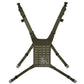 Krydex Tactical Chest Rig Shoulder Strap with Back MOLLE Panel Add-on Loading System