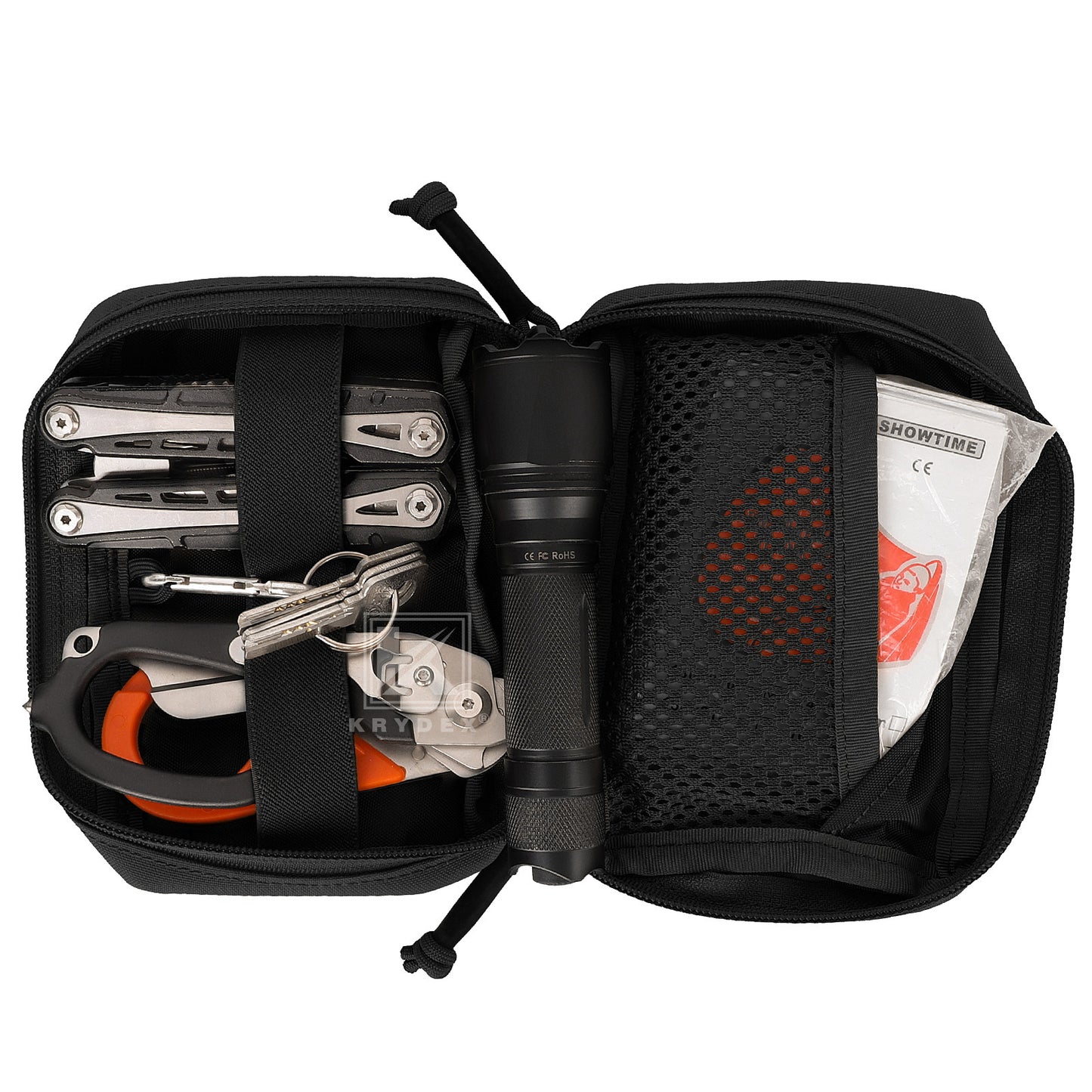 Krydex Tactical Tac MOLLE Pouch EDC GP Pouch Utility Compact Bag for Tactical Vest BackPack Patrol Belt