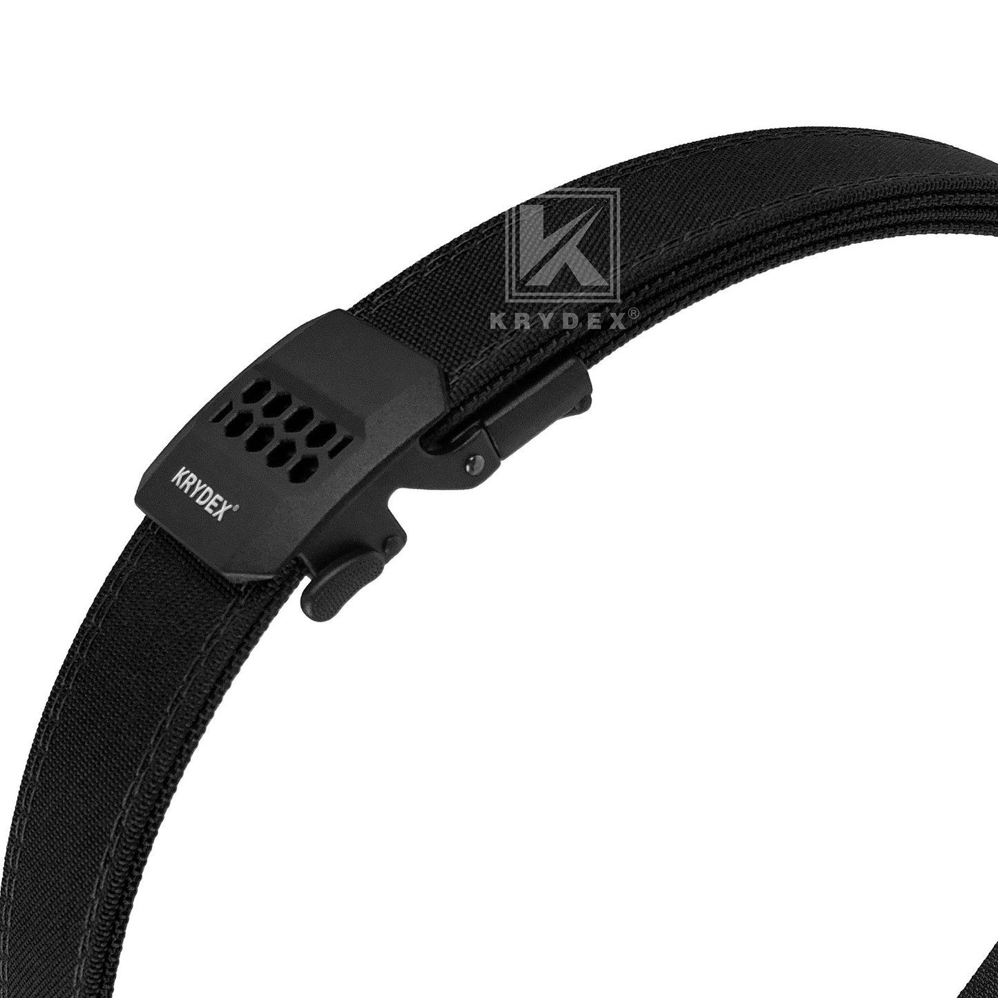 Krydex Tactical Belt 1.5" Heavy Duty EDC Gun Belt Rigid Nylon CCW Belt Quick Release No Sag Belt
