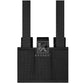 Krydex Tactical 9mm Triple Mag Pouch Modular Single / Double Stack Pistol Magzine Holder MOLLE Compatible