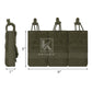 Krydex Tactical 556 Triple Mag Pouch Open Top MOLLE Magazine Holder for M4/M16/AR15 Fast Draw Quick Reload