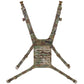 Krydex Tactical Chest Rig Shoulder Strap with Back MOLLE Panel Add-on Loading System