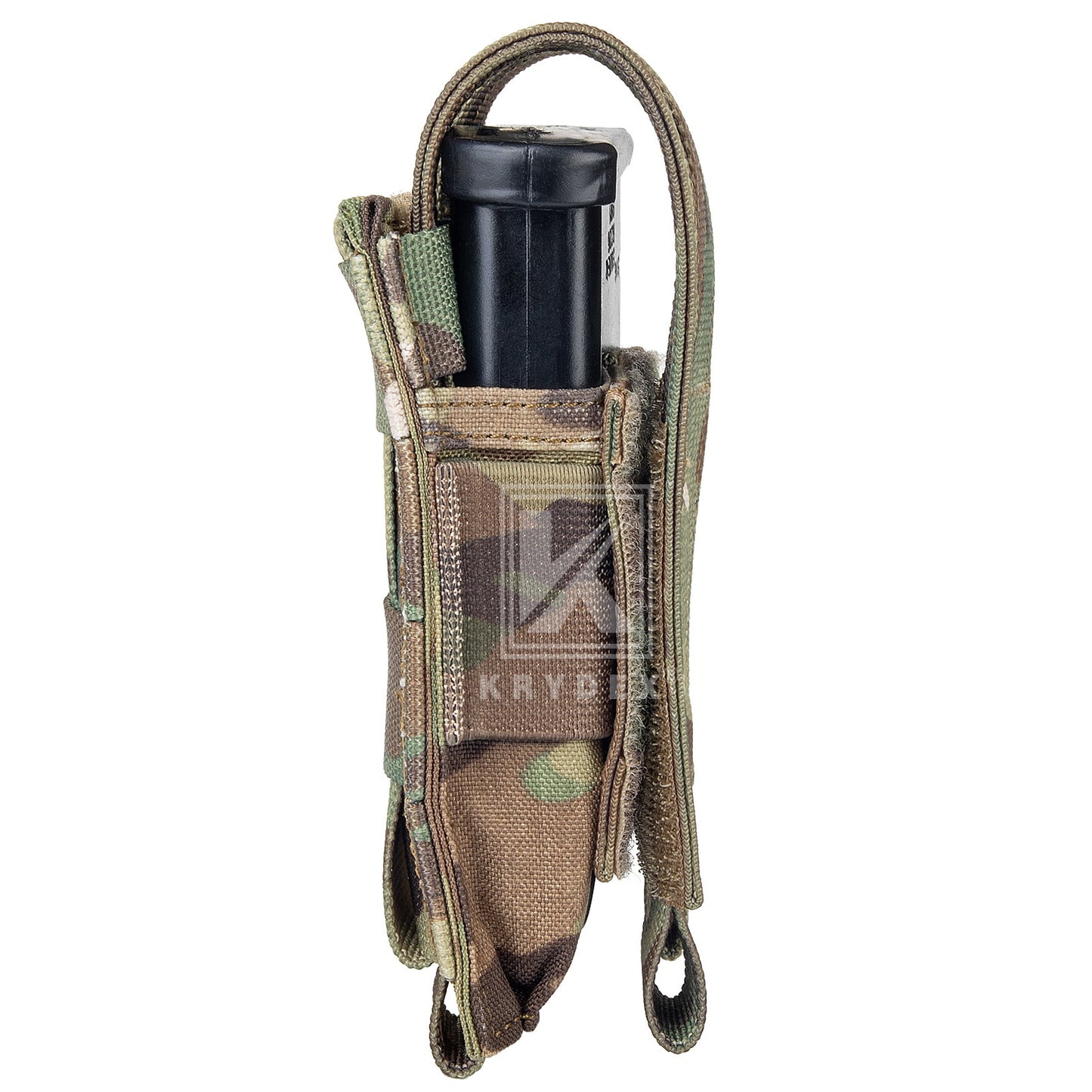 Krydex Tactical 9mm Double Mag Pouch Modular Single / Double Stack Pistol Magzine Holder MOLLE Compatible