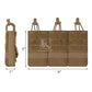 Krydex Tactical 556 Triple Mag Pouch Open Top MOLLE Magazine Holder for M4/M16/AR15 Fast Draw Quick Reload