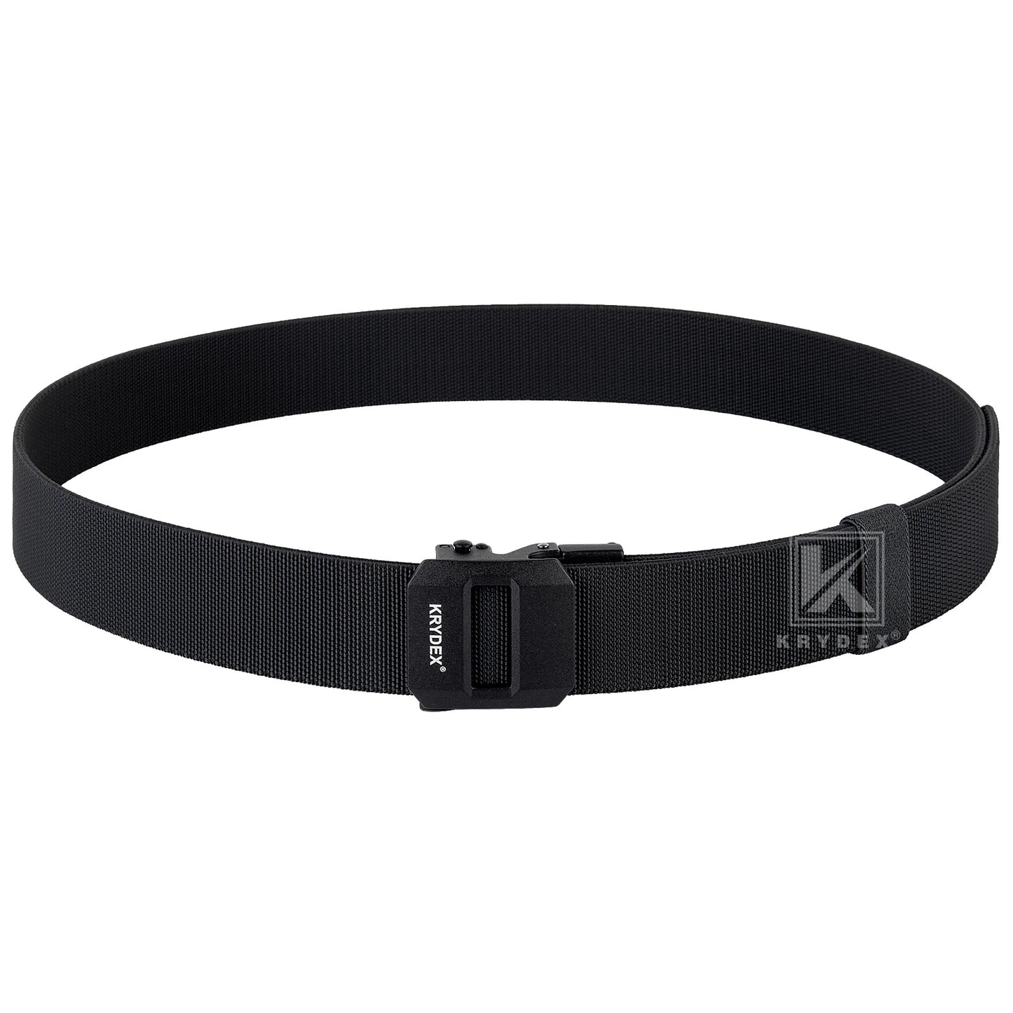 Krydex 1.5" Tactical Belt No Hole Auto-Locking Duty Work Belt Nylon Stretch EDC Belt