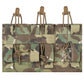 Krydex Tactical 556 Triple Mag Pouch Open Top MOLLE Magazine Holder for M4/M16/AR15 Fast Draw Quick Reload