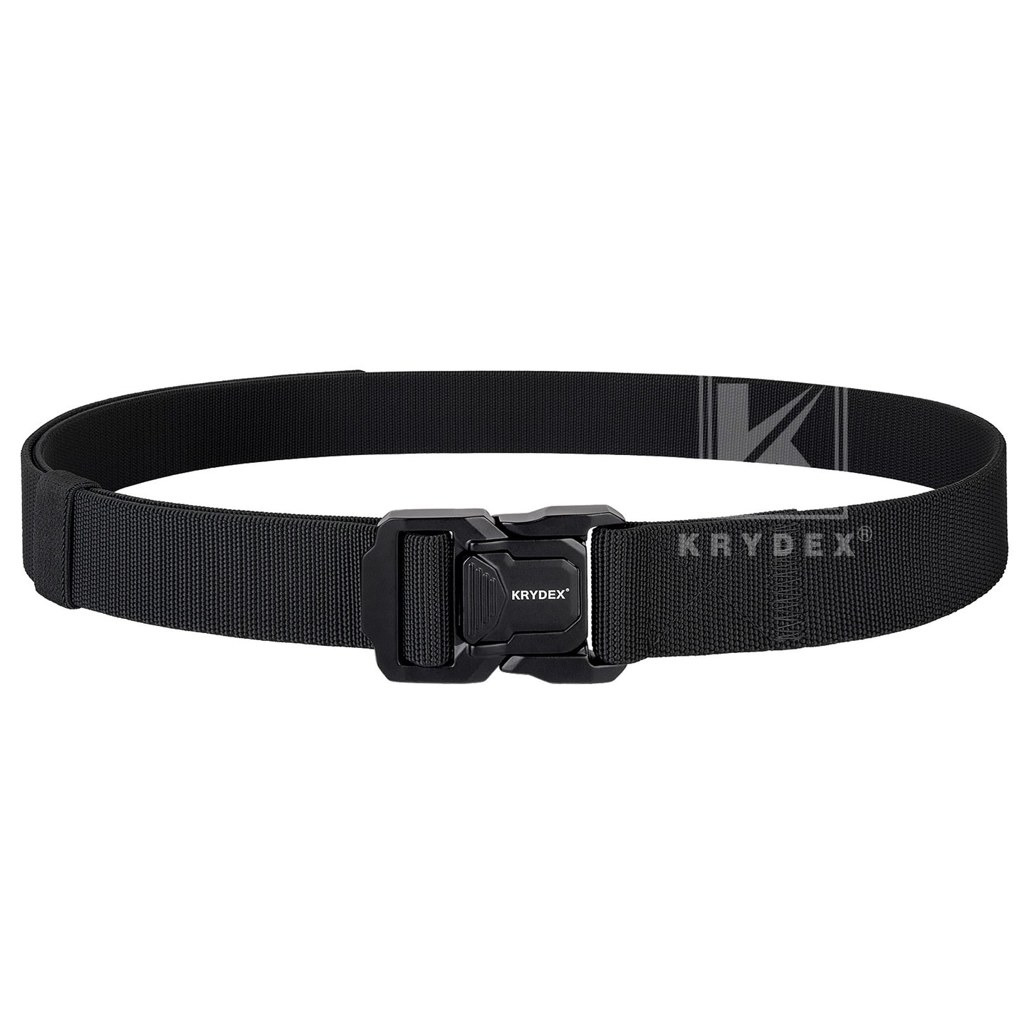 Krydex Tactical Belt 1.5" Stretch Nylon Rigger Belt with Quick Release Buckle Heavy Duty Jeans Chino Belt