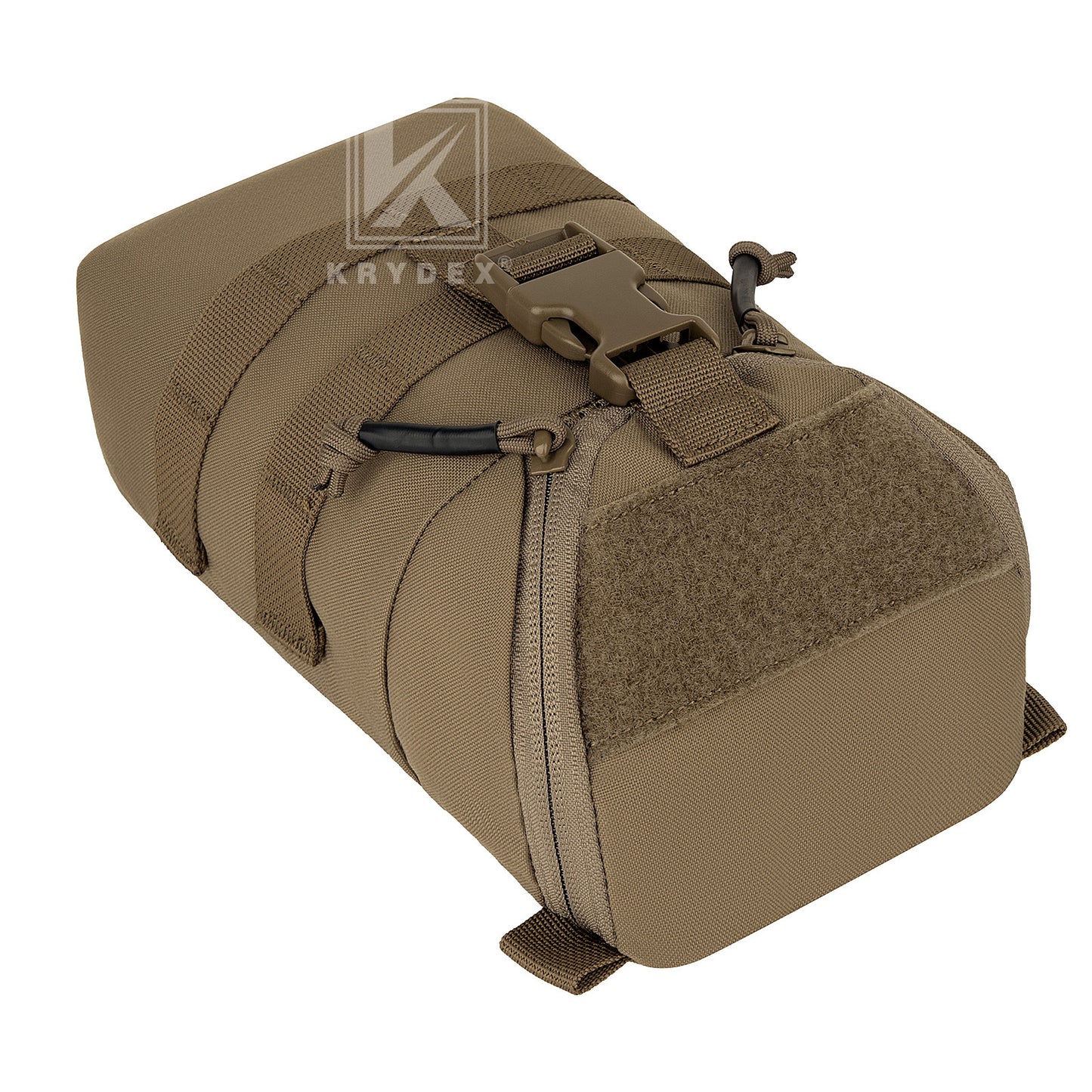 Krydex Tactical Zip Rip GP Pouch Vertical Utility Molle Medical Pouch Quick Access Side Pocket