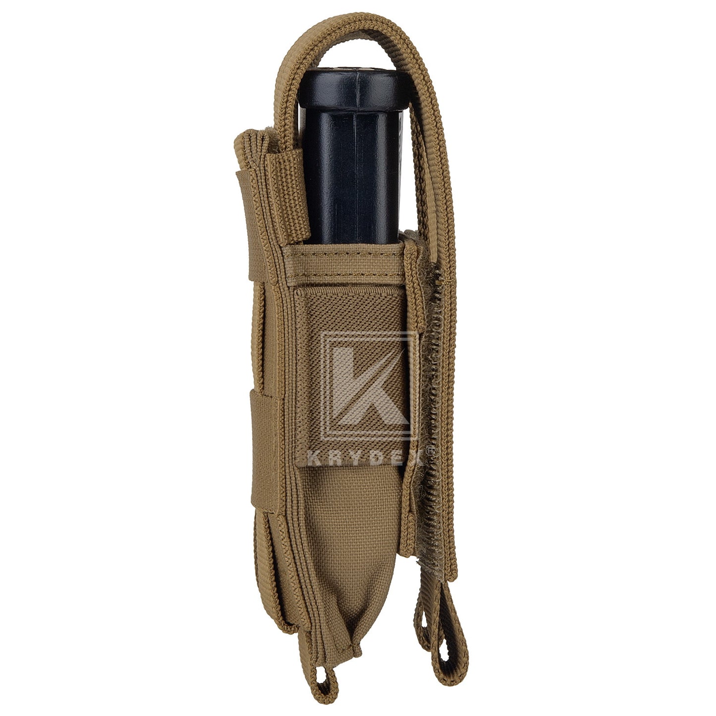 Krydex Tactical 9mm Triple Mag Pouch Modular Single / Double Stack Pistol Magzine Holder MOLLE Compatible