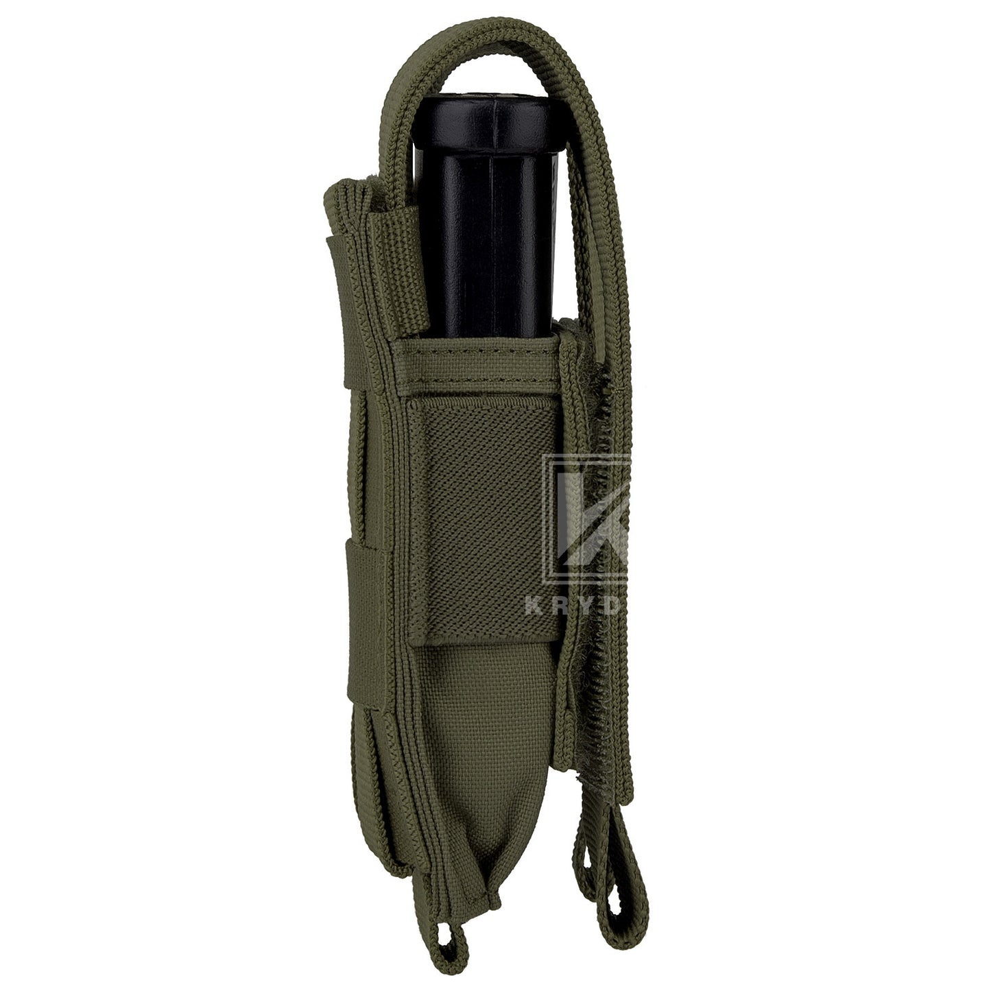 Krydex Tactical 9mm Double Mag Pouch Modular Single / Double Stack Pistol Magzine Holder MOLLE Compatible